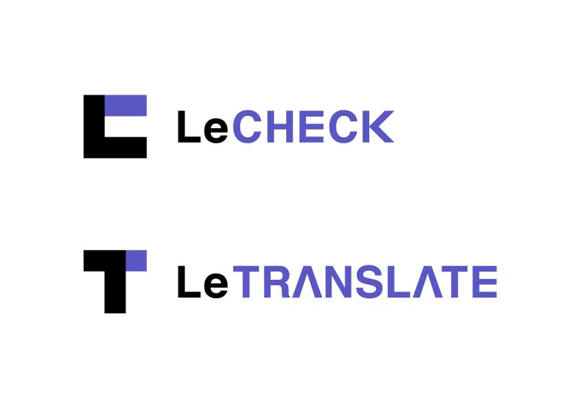 リチェックおよびリトランスレイトロゴ